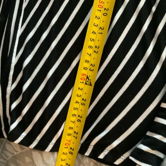 Cable & Gauge Black and White Striped Top - Picture 9 of 9